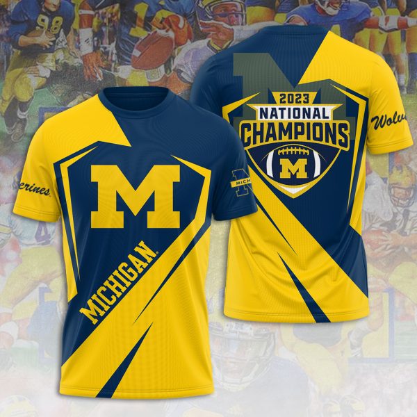 Michigan Wolverines Football 3D Apparel - GNE 196