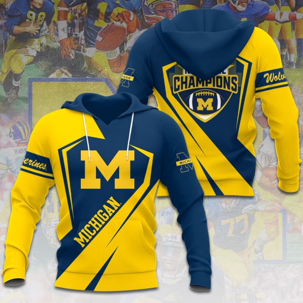 Michigan Wolverines Football 3D Apparel - GNE 196