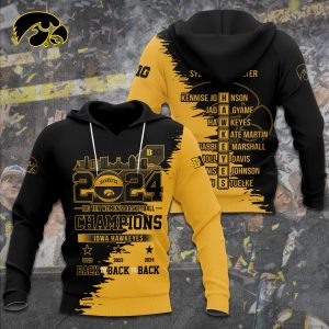 Iowa Hawkeyes Women's Basketball 3D Apparel - TANTN 4869