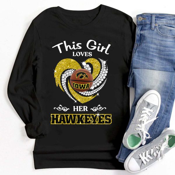 Iowa Hawkeyes Women's Basketball 3D Apparel - TANTN 4954