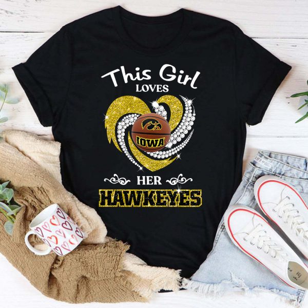 Iowa Hawkeyes Women's Basketball 3D Apparel - TANTN 4954