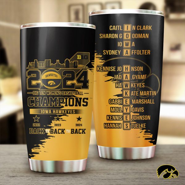 Iowa Hawkeyes Women's Basketball Tumbler Cup - TANTN 4925