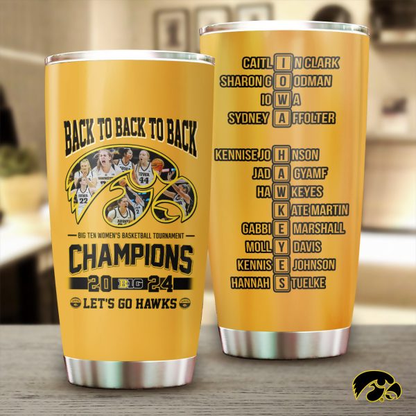 Iowa Hawkeyes Women's Basketball Tumbler Cup - TANTN 4999