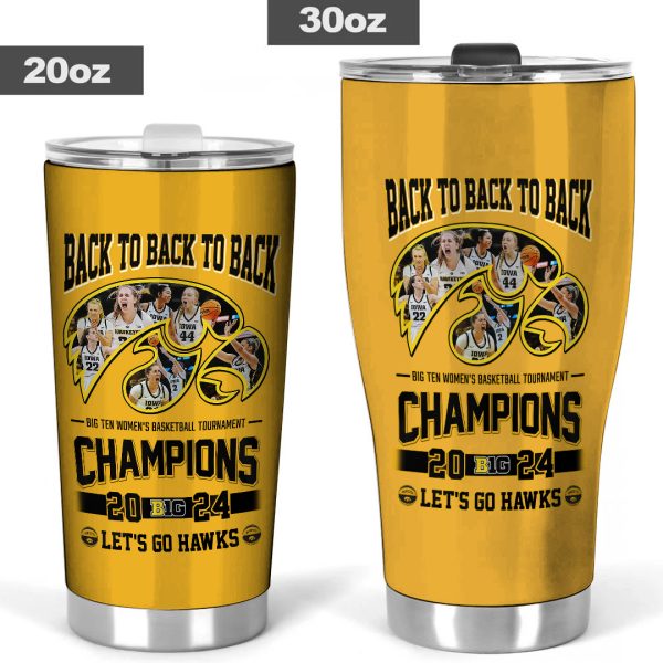 Iowa Hawkeyes Women's Basketball Tumbler Cup - TANTN 4999