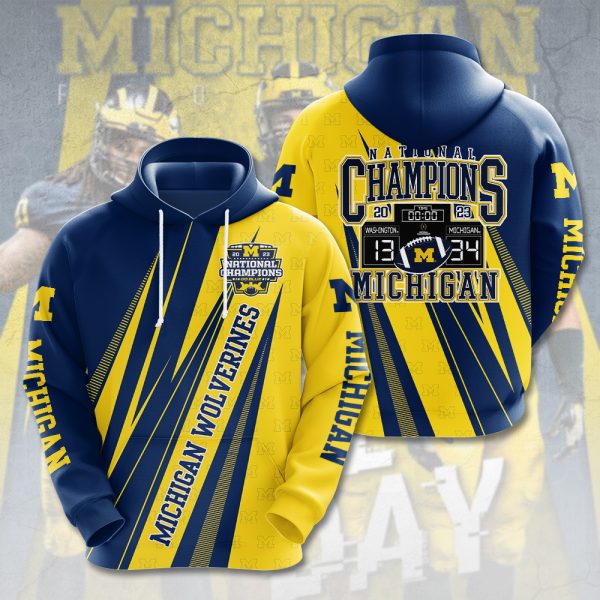 Michigan Wolverines Football 3D Apparel - GNE 060