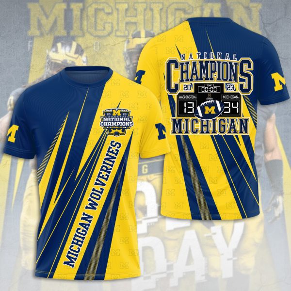 Michigan Wolverines Football 3D Apparel - GNE 060