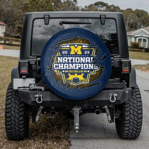 Michigan Wolverines Football Car Tire Cover - MAITM 6064