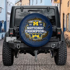 Michigan Wolverines Football Car Tire Cover - MAITM 6064