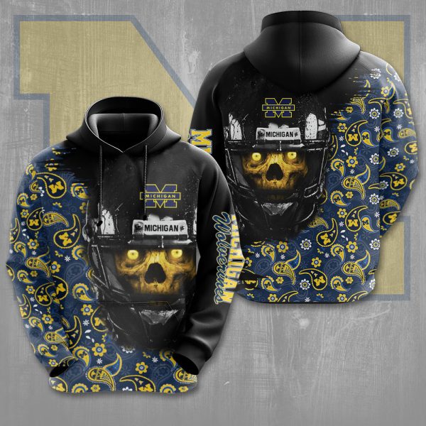 Michigan Wolverines Football 3D Apparel - GNE 068