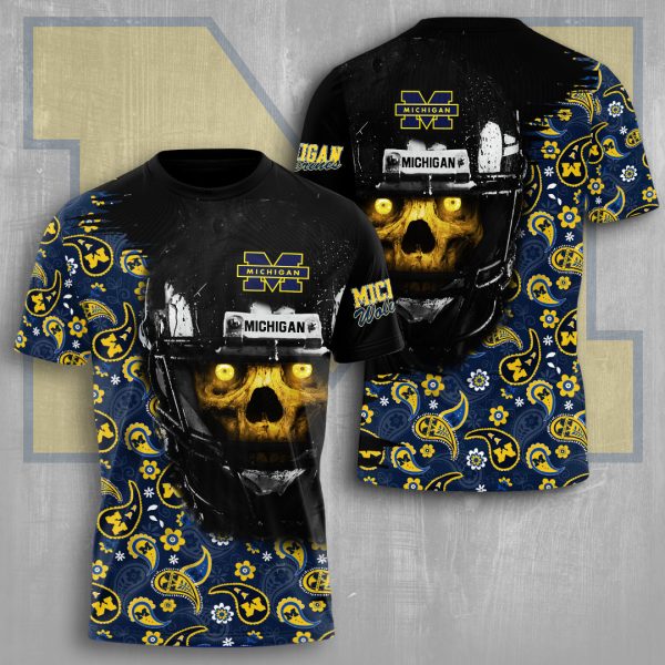 Michigan Wolverines Football 3D Apparel - GNE 068