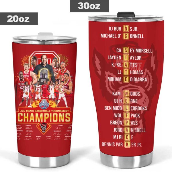 NC State Wolfpack Men's Basketball Tumbler Cup - MAITM 6169