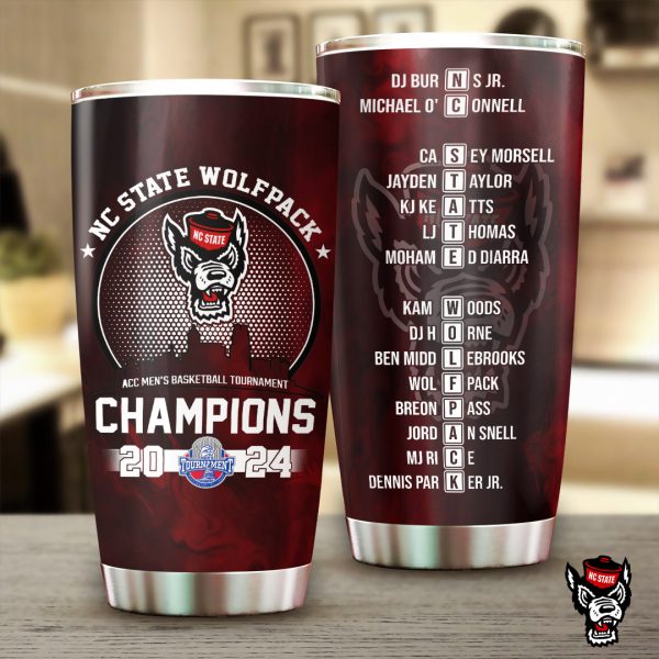 NC State Wolfpack Men's Basketball Tumbler Cup - TANTN 5038