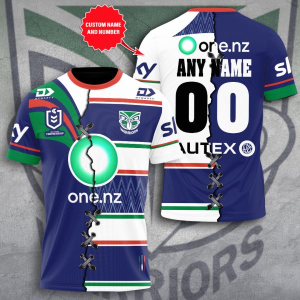 Personalized New Zealand Warriors 3D Apparel - TANTN 4854