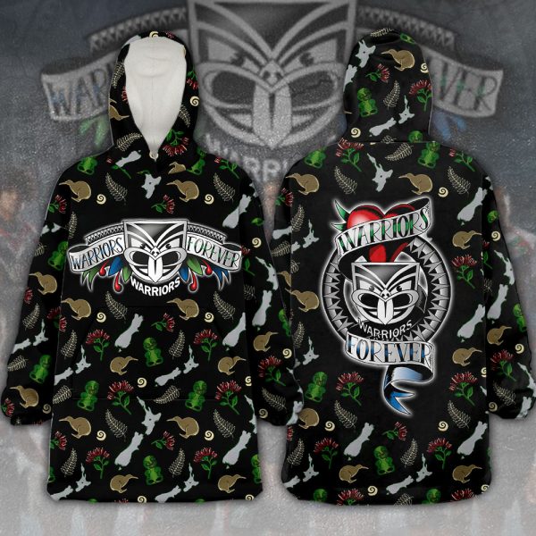 New Zealand Warriors 3D Fleece Oodie - VANDH 2578