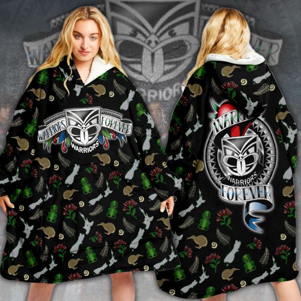 New Zealand Warriors 3D Fleece Oodie - VANDH 2578