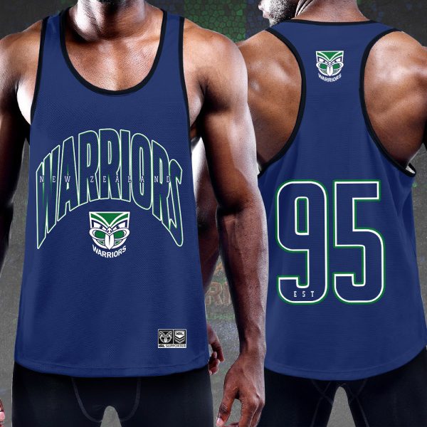 New Zealand Warriors Y-Back Muscle Tank Top - TANTN 4941