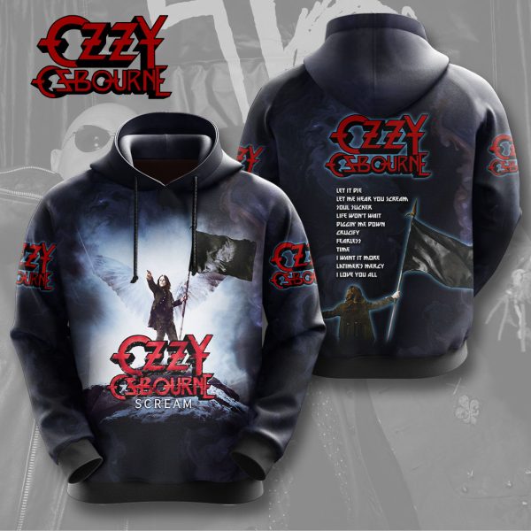 Black Sabbath Ozzy Osbourne 3D Apparel - NGHIAVT 1543