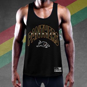 Penrith Panthers Y-Back Muscle Tank Top - TANTN 4940