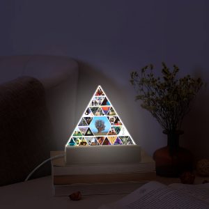 Pink Floyd Led Light with Wooden Base (7 Colors) - HOATT 4458