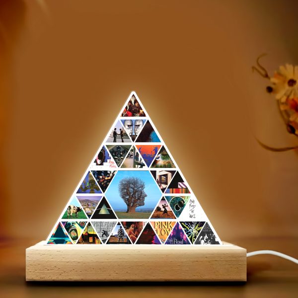 Pink Floyd Led Light with Wooden Base (7 Colors) - HOATT 4458