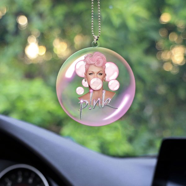 P!nk Custom shape Clear 1-sided Acrylic Car Ornament - MAITM 6173