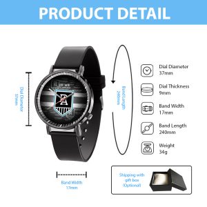 Port Adelaide FC Black Leather Watch - TANTN 4765