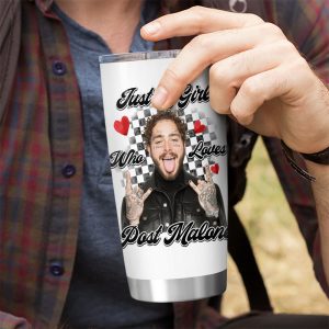 Personalized Post Malone Tumbler Cup - VANDH 2591