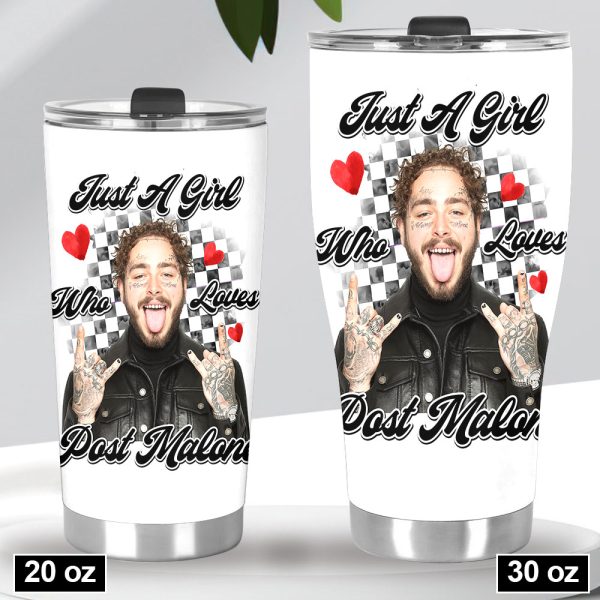 Personalized Post Malone Tumbler Cup - VANDH 2591