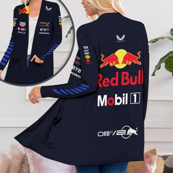 Red Bull Racing F1 Women’s Patch Pocket Cardigan – TANTN 4811