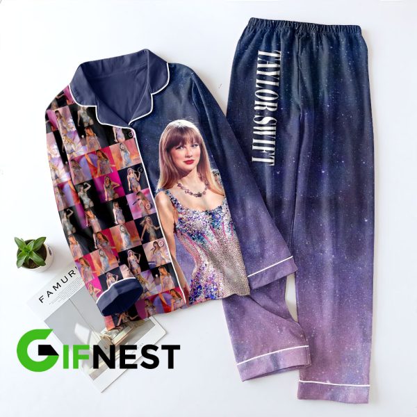 Taylor Swift Button Down Pajamas Set – HOATT 4525