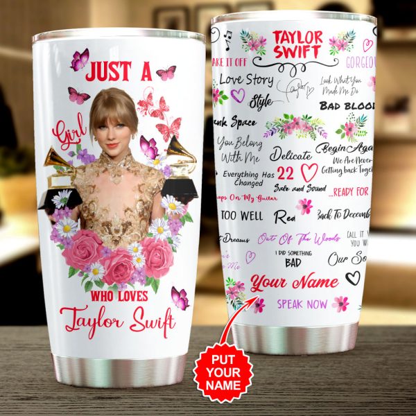 Personalized Taylor Swift Tumbler Cup - VANDH 2541