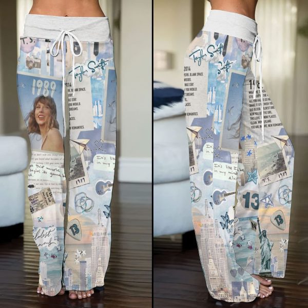 Taylor Swift High-Waisted Straight-Leg Trousers - TANTN 4930