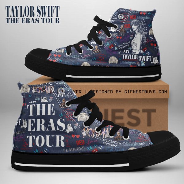 Taylor Swift High Top Canvas Shoes - TANTN 5031