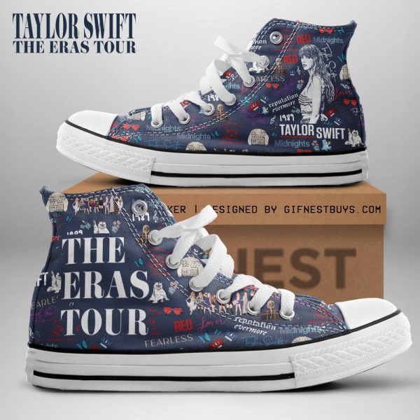 Taylor Swift High Top Canvas Shoes - TANTN 5031