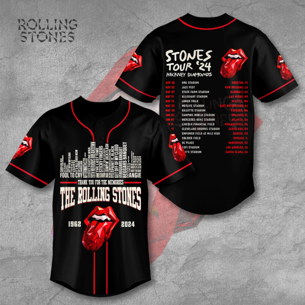 The Rolling Stones Baseball Jersey - TANTN 4965