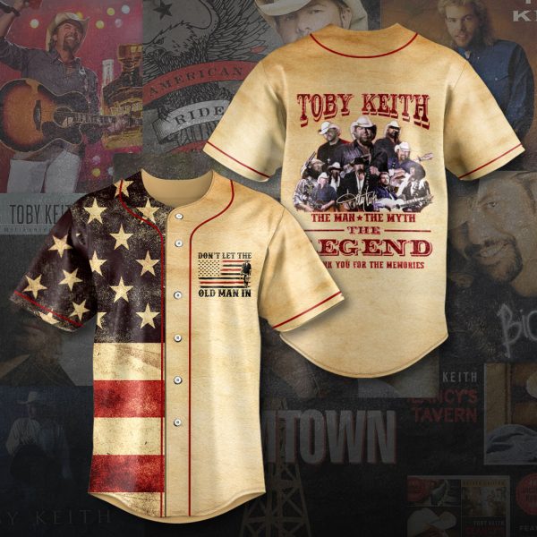 Toby Keith Baseball Jersey - VANDH 2550