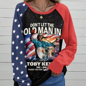 Toby Keith Round Neck Raglan Sleeve Sweatshirt – HUANNM 4487