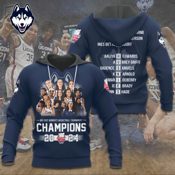 UConn Huskies Women's Basketball 3D Apparel - TANTN 5012