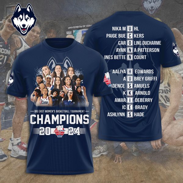 UConn Huskies Women's Basketball 3D Apparel - TANTN 5012