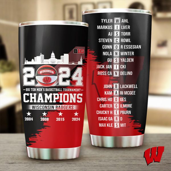 Wisconsin Badgers Men's Basketball Tumbler Cup - TANTN 5059