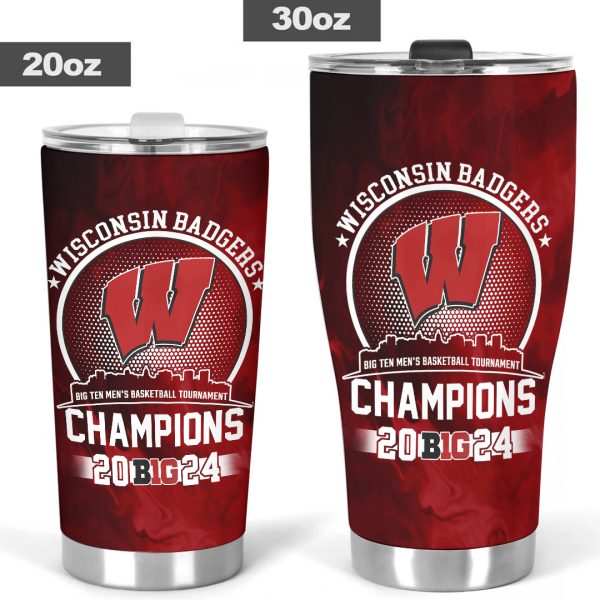 Wisconsin Badgers Men's Basketball Tumbler Cup - TANTN 5061