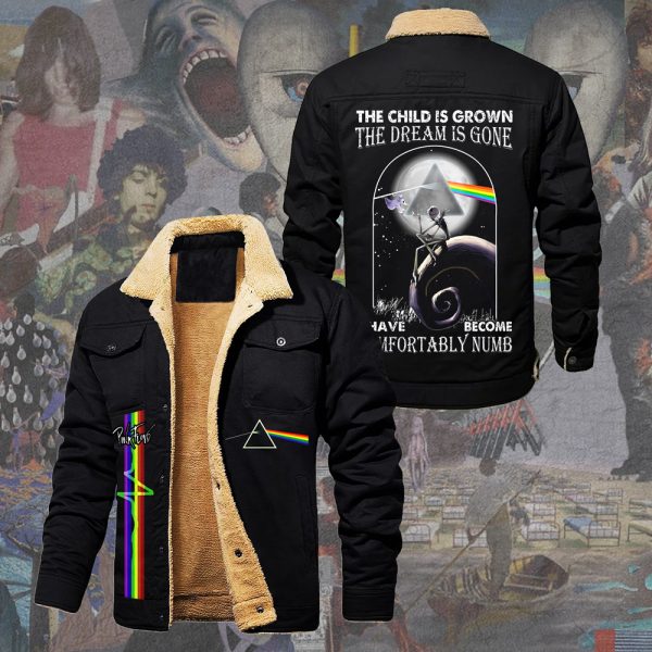 Pink Floyd 2D Winter Fleece Jacket - HUANNM 4541