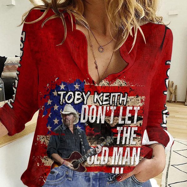 Toby Keith 3D Linen Shirt - HUANNM 4712