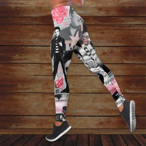 Elvis Presley Criss-Cross Leggings - HUANNM 4506