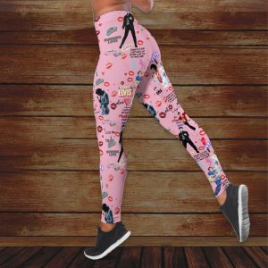 Elvis Presley Criss-Cross Leggings - HUANNM 4643