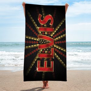 Elvis Presley Rectangle Beach Towel - MAITM 6596