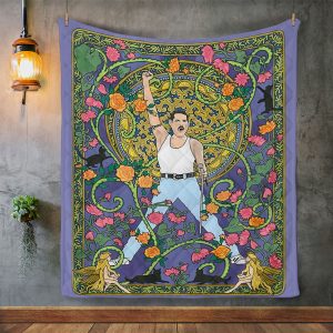 Freddie Mercury Quilt Blanket - MAITM 6292