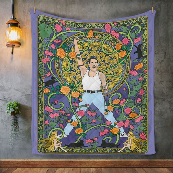 Freddie Mercury Quilt Blanket - MAITM 6292