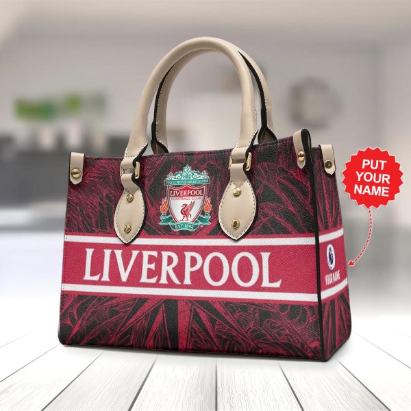 Personalized Liverpool Leather HandBag - MAITM 6569