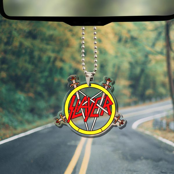 Slayer Custom shape Clear 1-sided Acrylic Car Ornament - HUANNM 4268